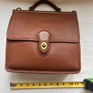 Vintage Coach Court Bag 9927 – British Tan, Made in USA, Glove-Tanned Leather